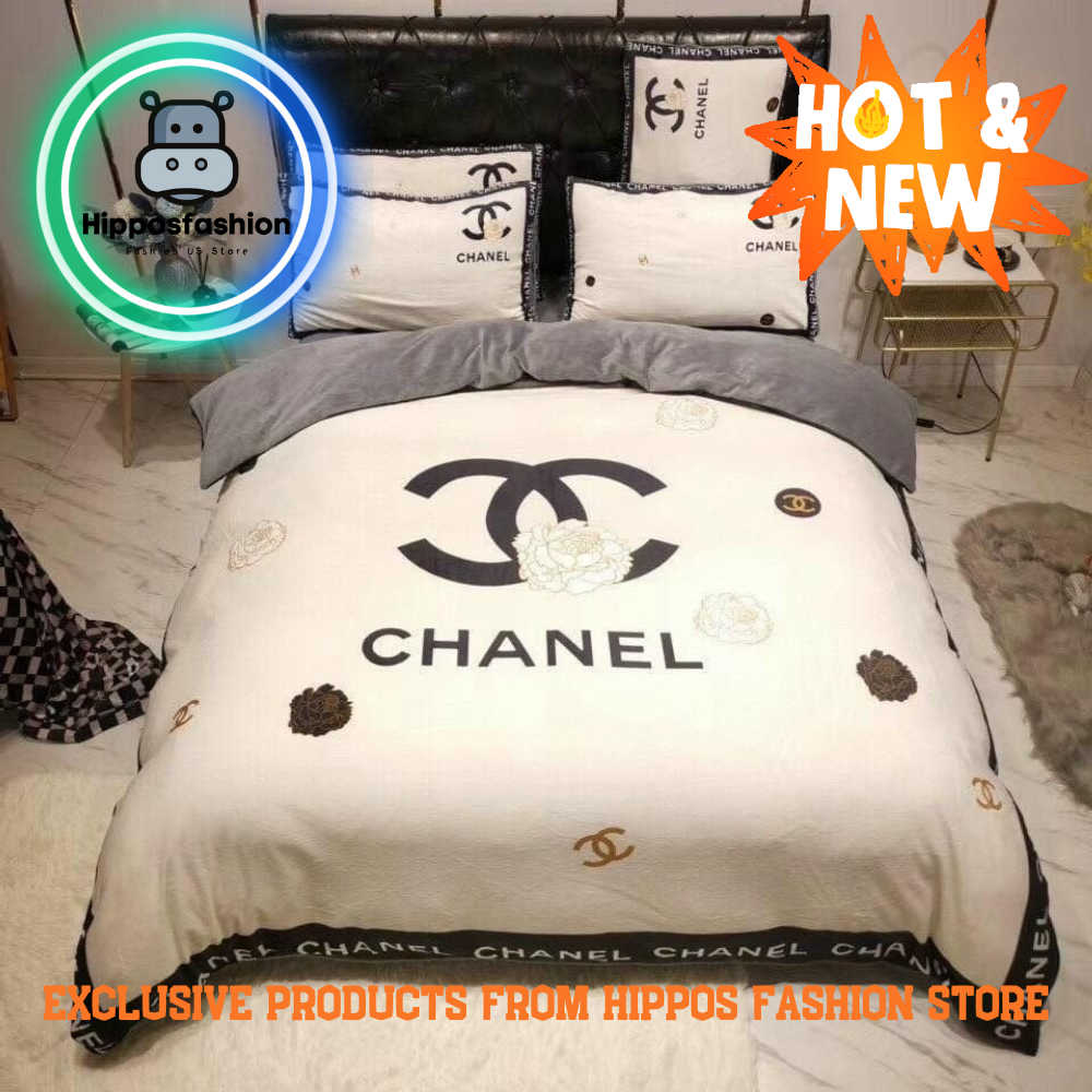 Chanel Brand Premium Bedding Set Home Decor FzqO.jpg