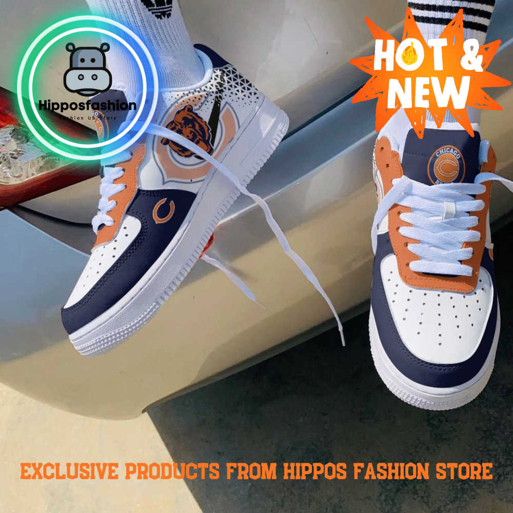 Chicago Bears NFL Air Force Sneakers UkZST.jpg