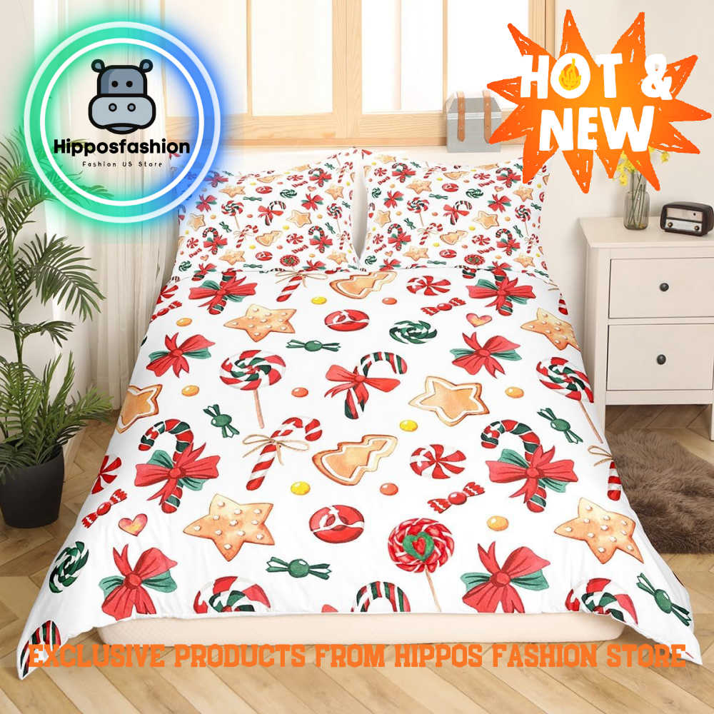 Christmas Candys King Queen Bedding Bed JBhJs.jpg