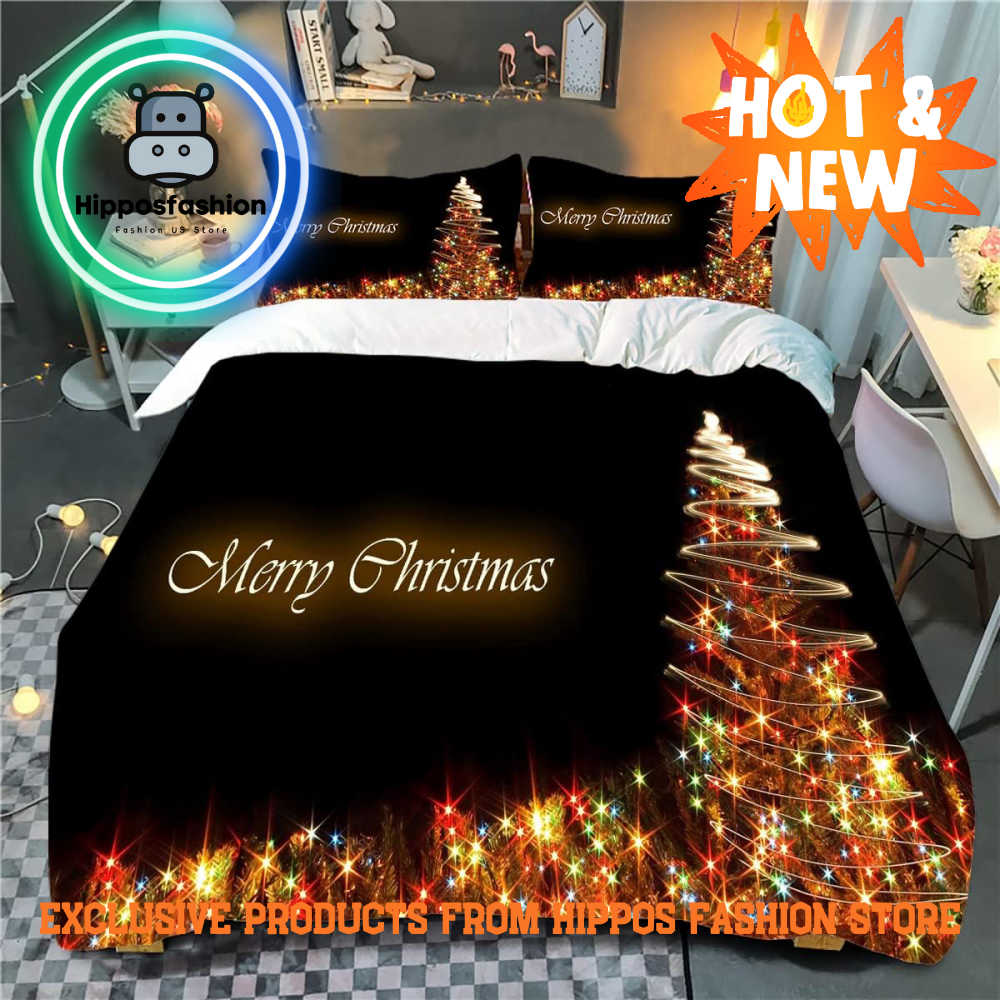 Christmas Eve King Queen Bedding Bed