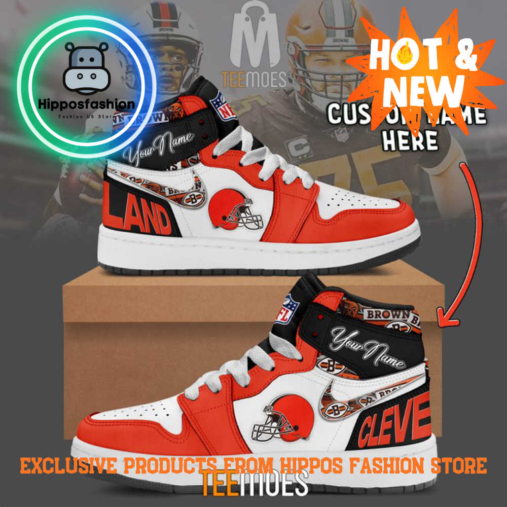 Cleveland Browns Customized Air Jordan Sneakers Shoes UAAR.jpg