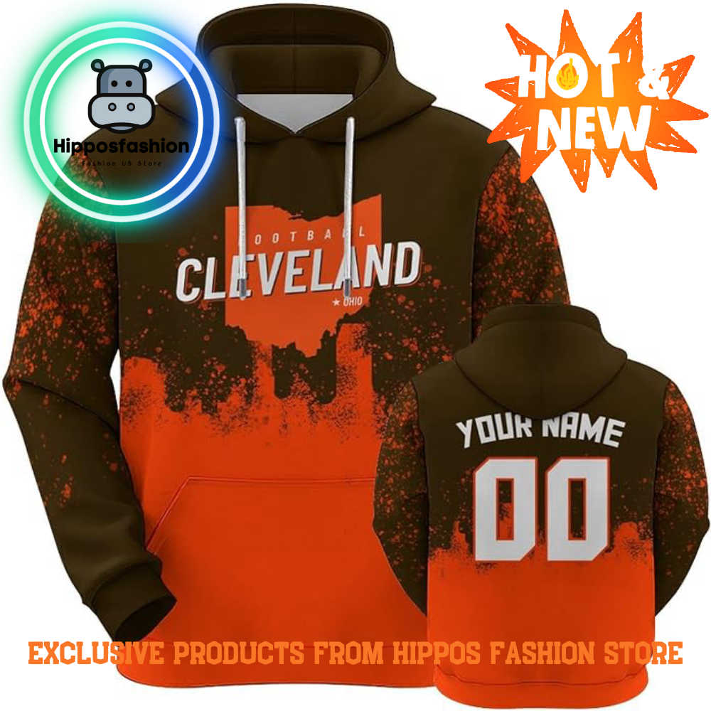 Cleveland Browns NFL Graffiti Custom Name Hoodie irE.jpg