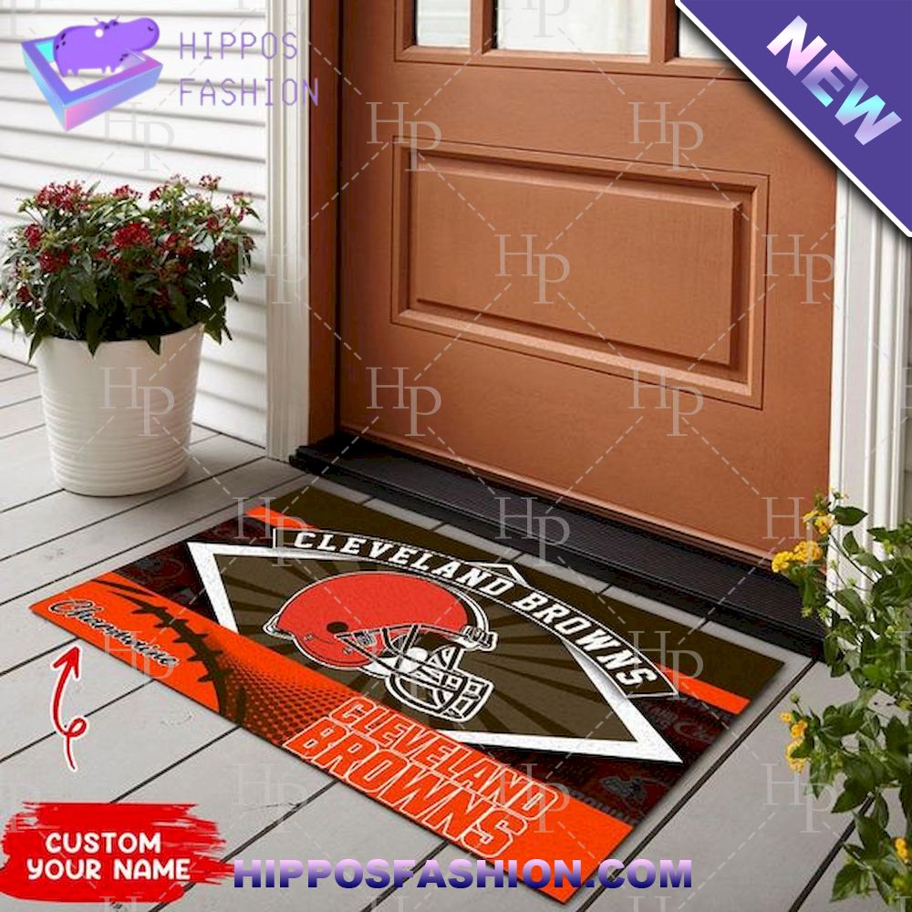 Cleveland Browns NFL Personalized Door Mat