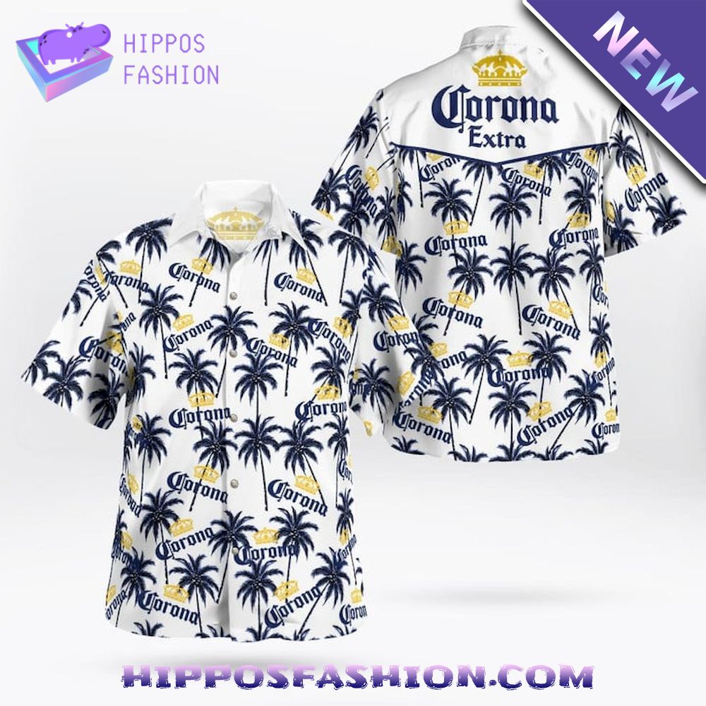 Coconut Tree Seamless Corona Hawaii Shirt