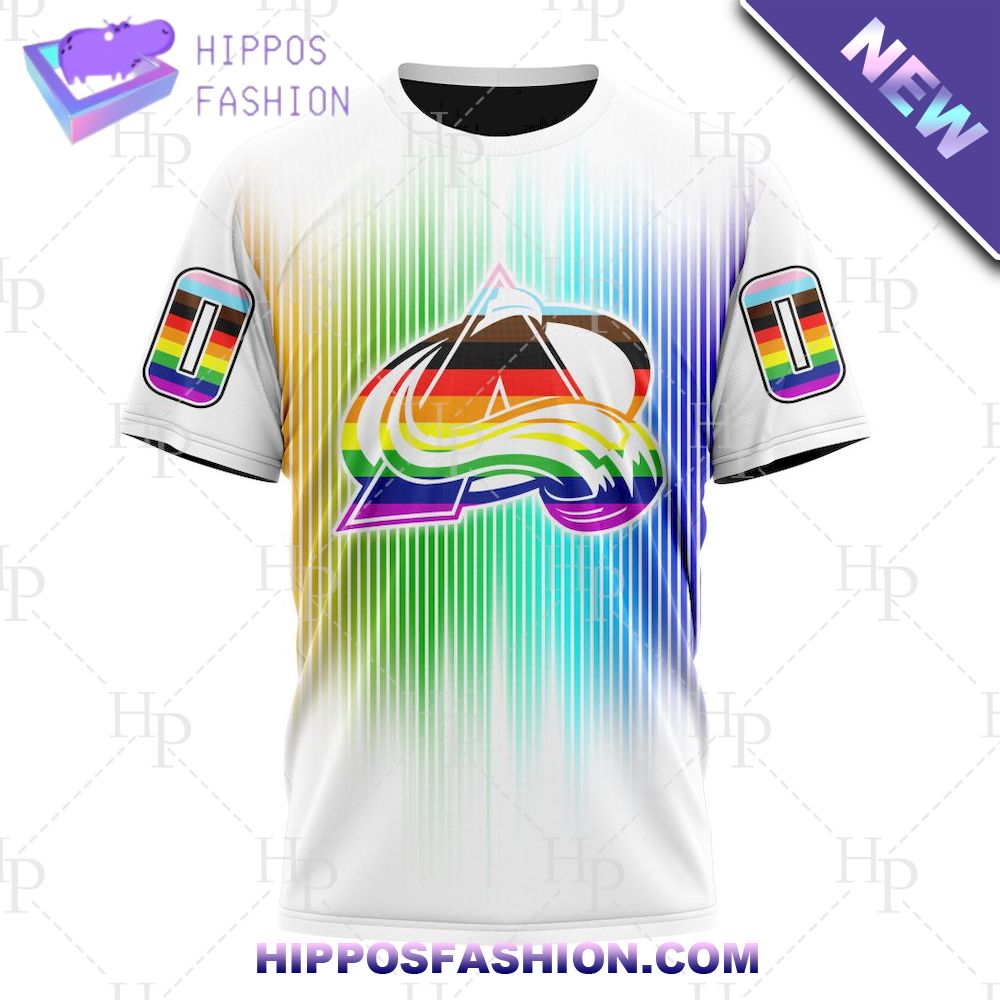 Colorado Avalanche NHL Special For Pride Month Personalized Tshirt