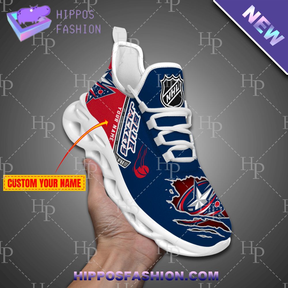 Columbus Blue Jackets NHL Personalized Max Soul Shoes