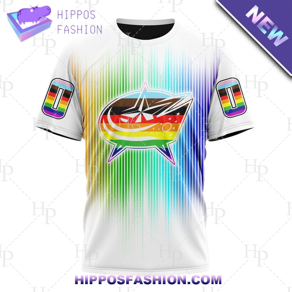 Columbus Blue Jackets NHL Special For Pride Month Personalized Tshirt