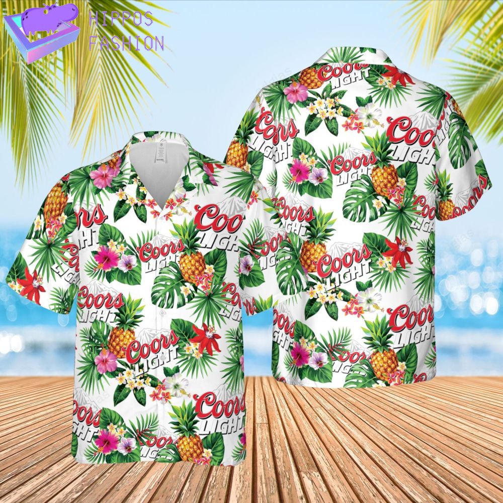 Coors Light Summer Beach Hawaiian Shirt