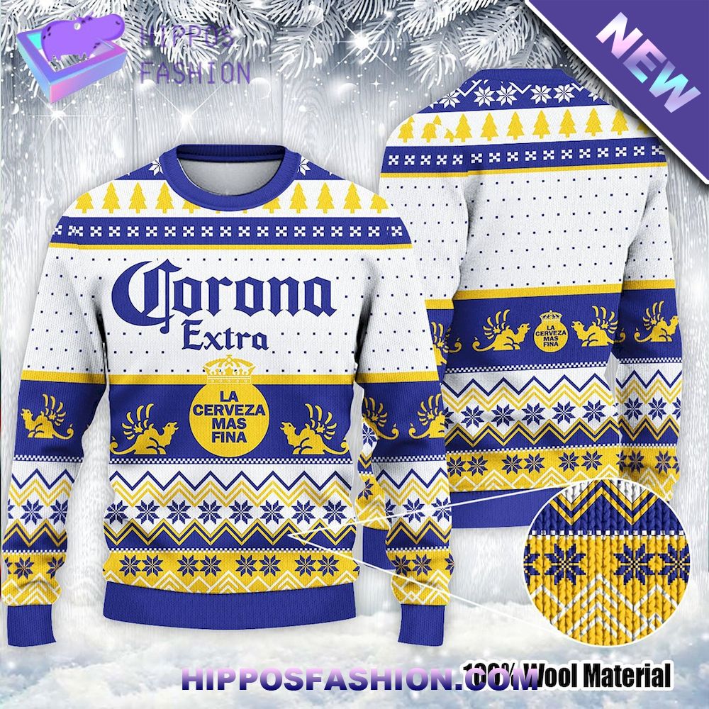 Corona Extra Beer Lover Christmas Ugly Sweater