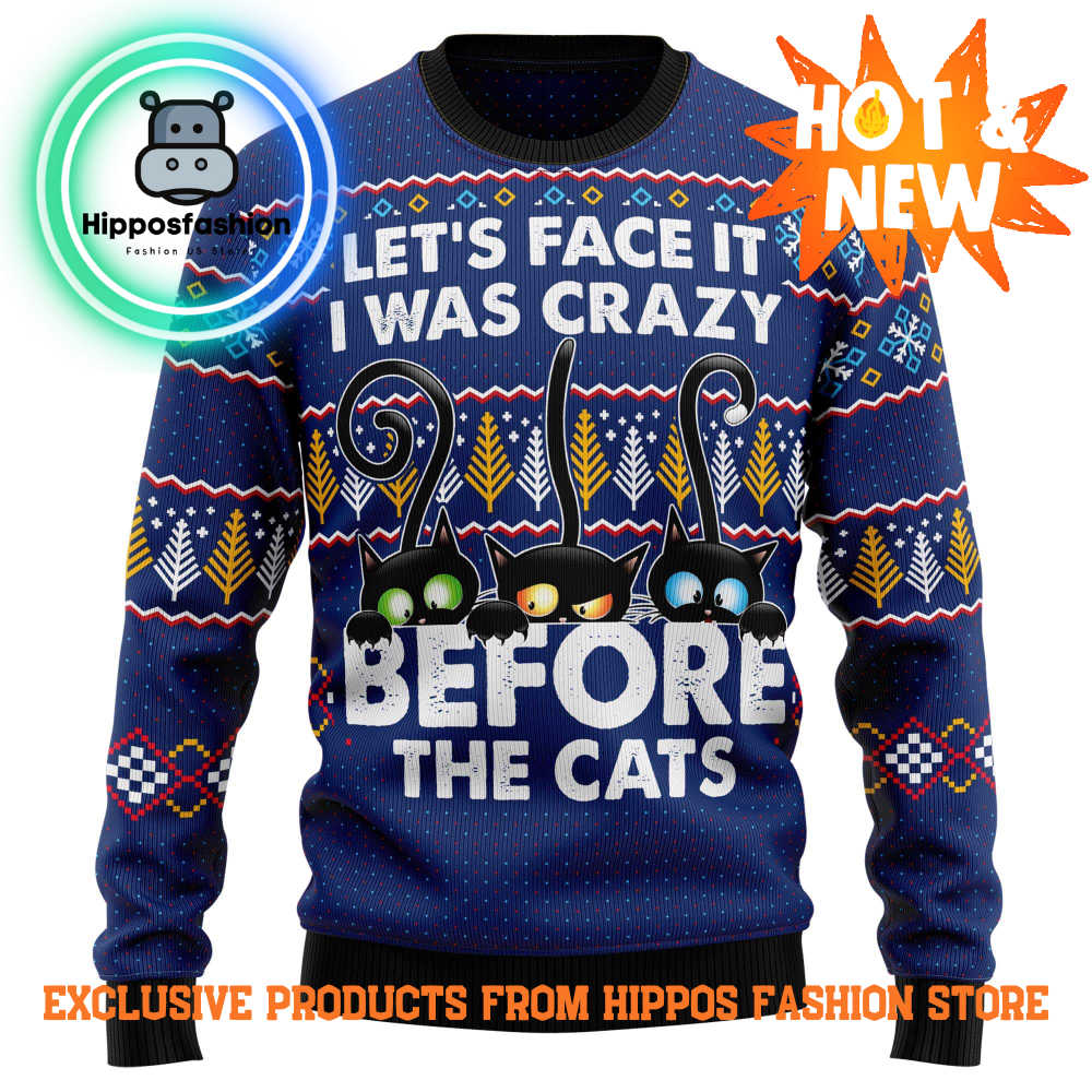 Crazy Cat Ugly Christmas Sweater HVI.jpg