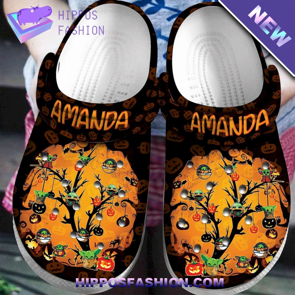 Cute Halloween Tree Personalized Crocs Clog Shoes