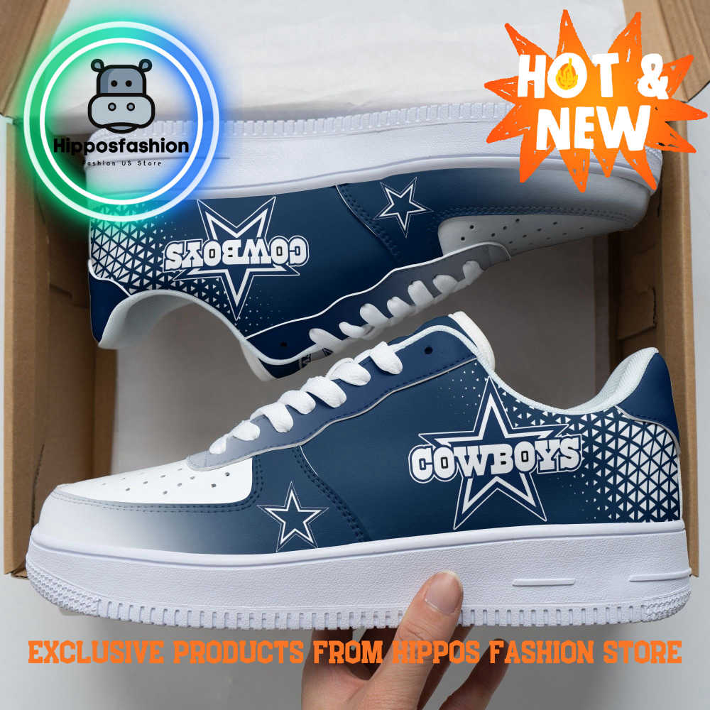 Dallas Cowboys Blue Special Air Force 1 Sneakers