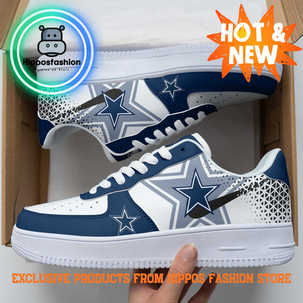 Dallas Cowboys Blue Star Air Force 1 Sneakers