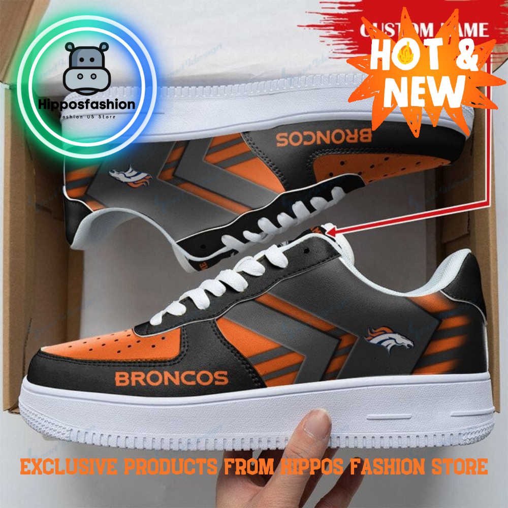 Denver Broncos Personalized Black Air Force Sneakers KlFz.jpg