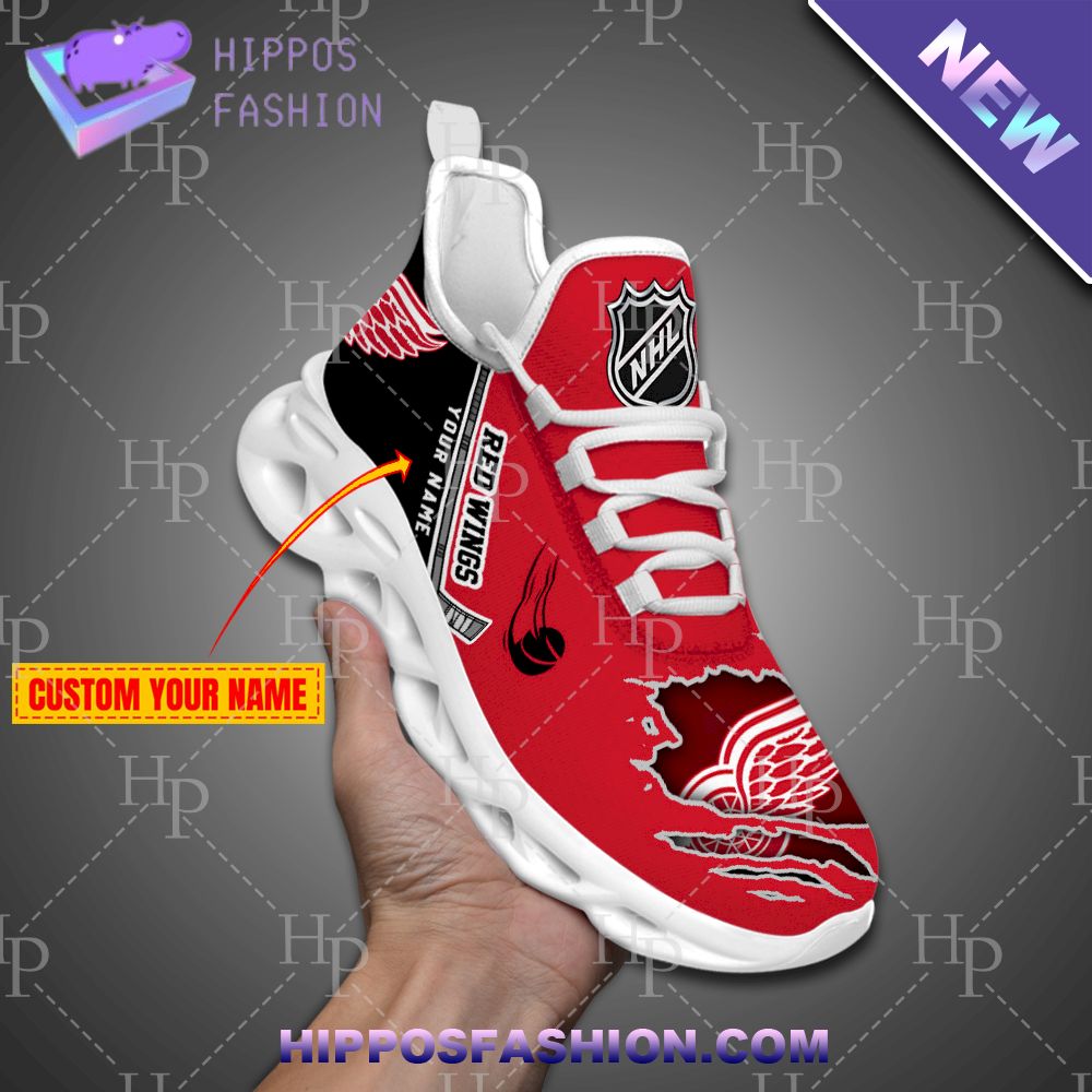 Detroit Red Wings NHL Personalized Max Soul Shoes