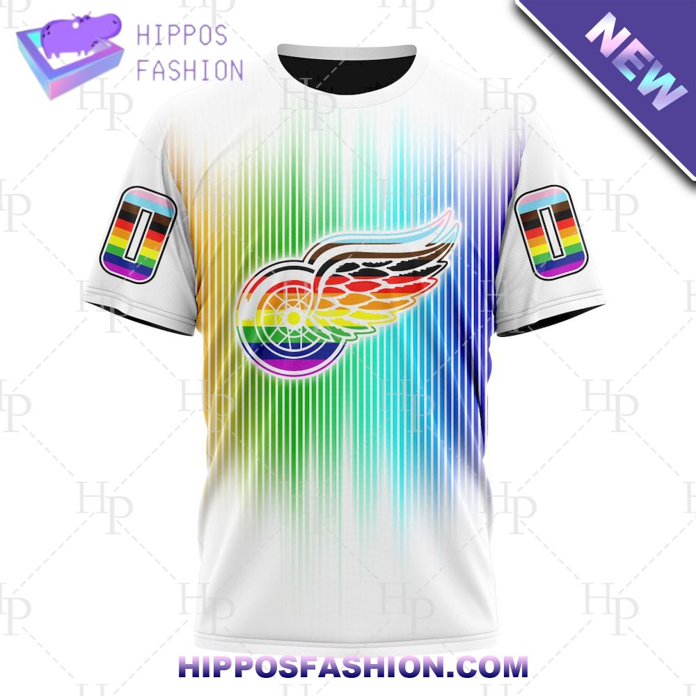 Detroit Red Wings NHL Special For Pride Month Personalized Tshirt