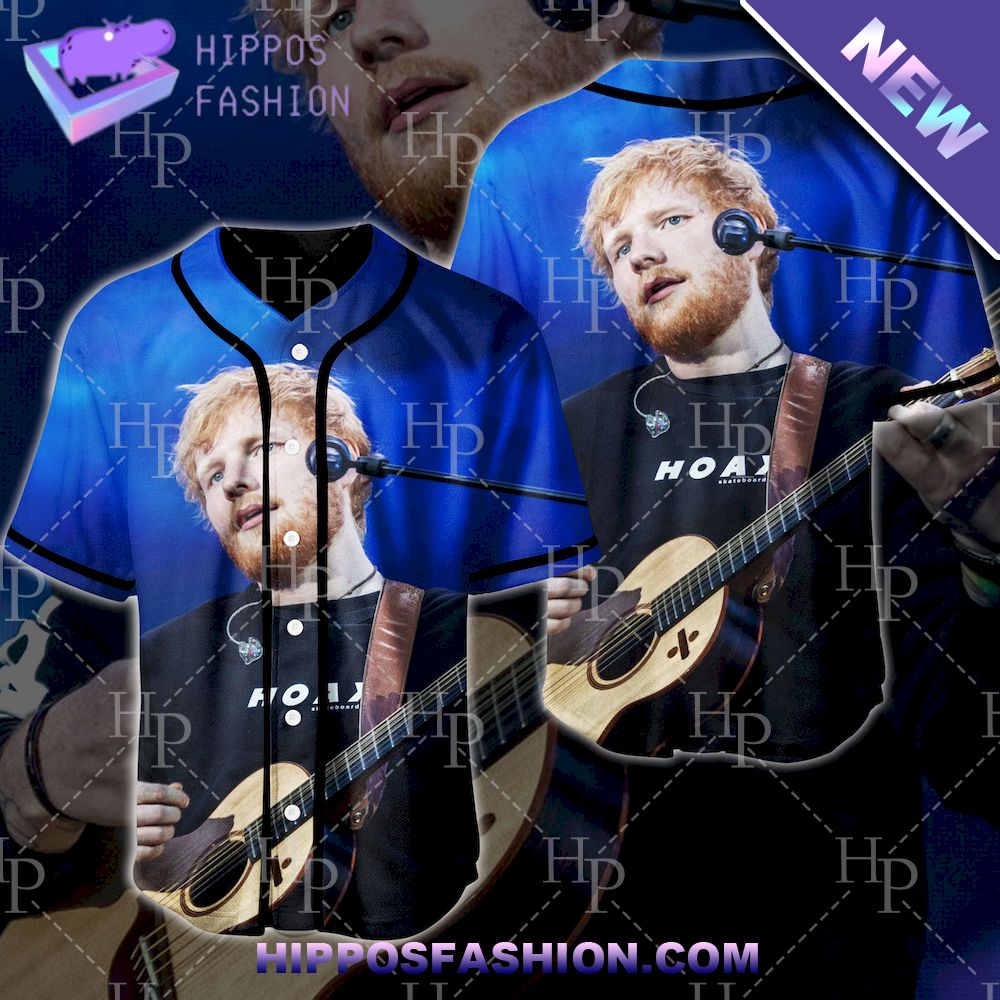 Ed Sheeran Tour Concert 2023 Custom Baseball Jersey