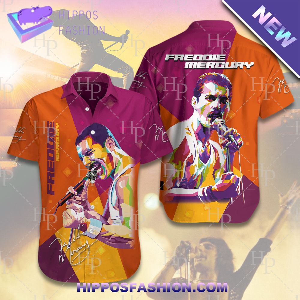 Freddie Mercury Custom Hawaiian Shirt