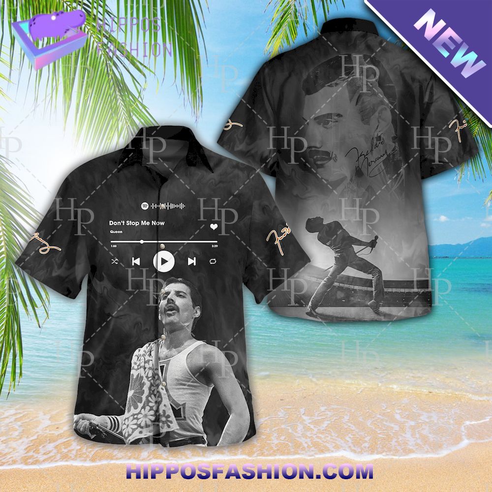 Freddie Mercury Dont Stop Me Now Hawaiian Shirt