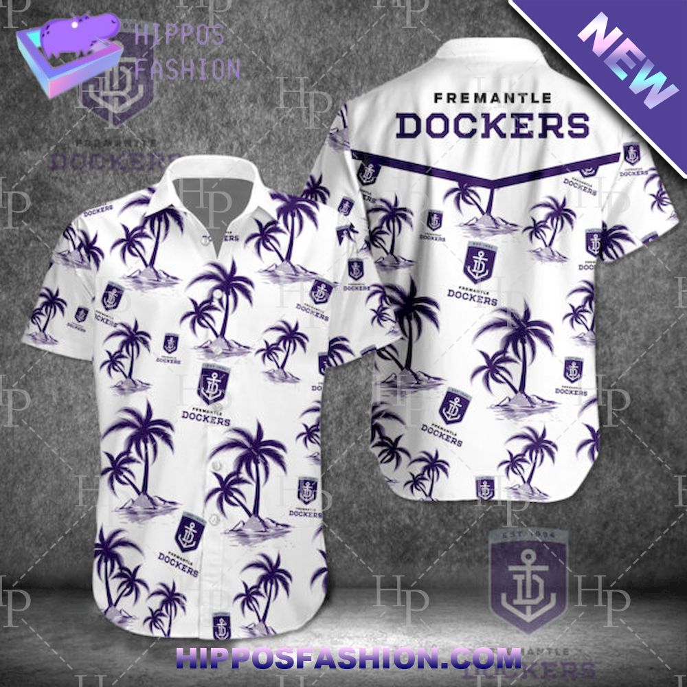Fremantle Dockersr FC Hawaiian Shirt