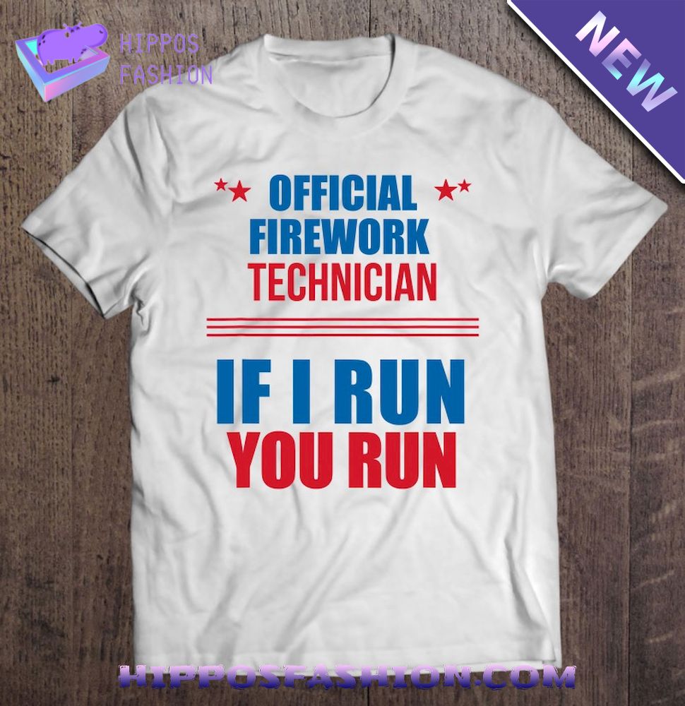 Funny 4Th Of July Shirts Official Firework Technician Shirt