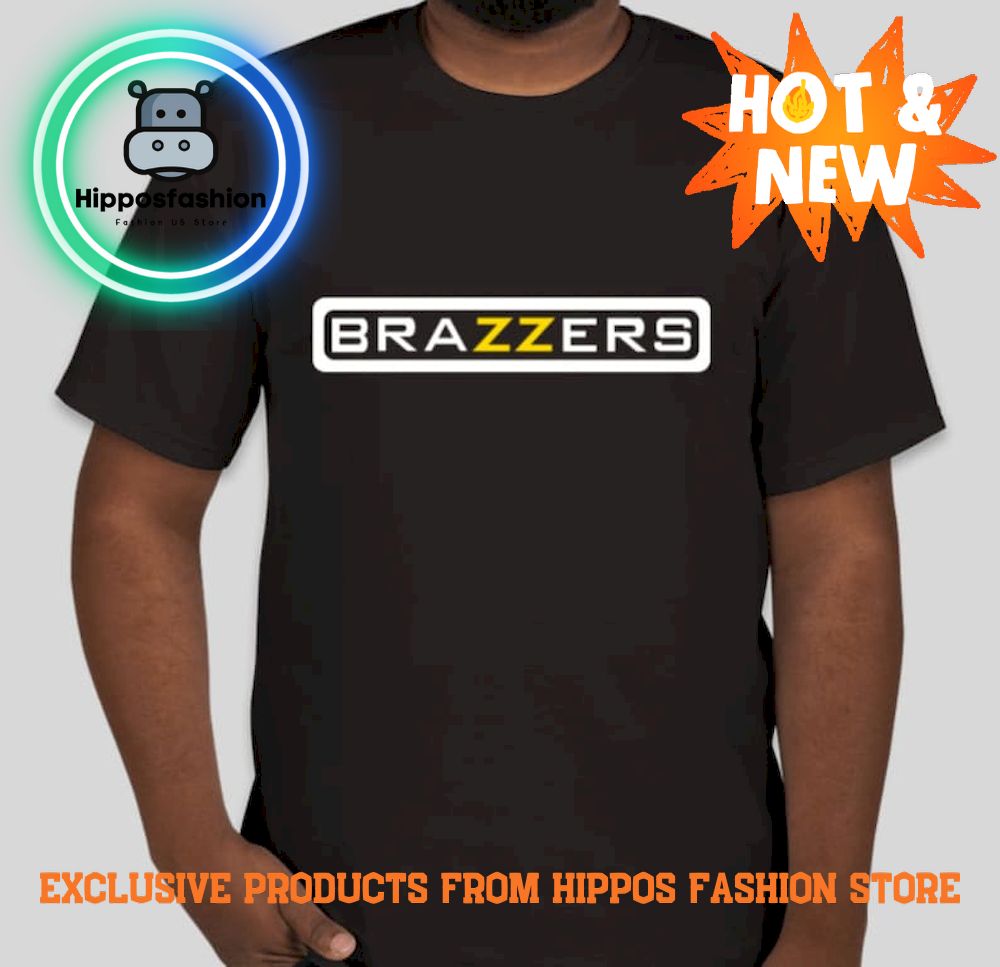 Funny T Shirt Design Brazzers Adult Entertainment Company T-Shirt