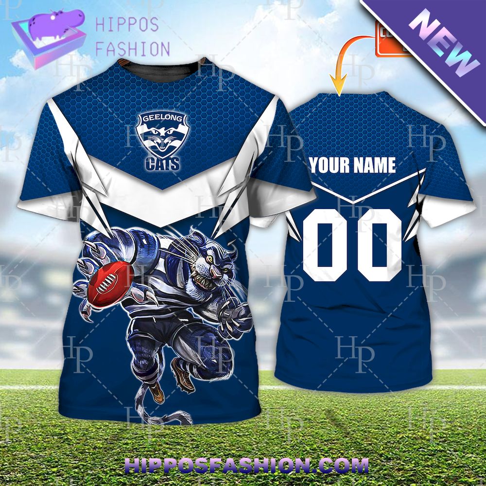 Geelong Cats AFL Personalized D Tshirt