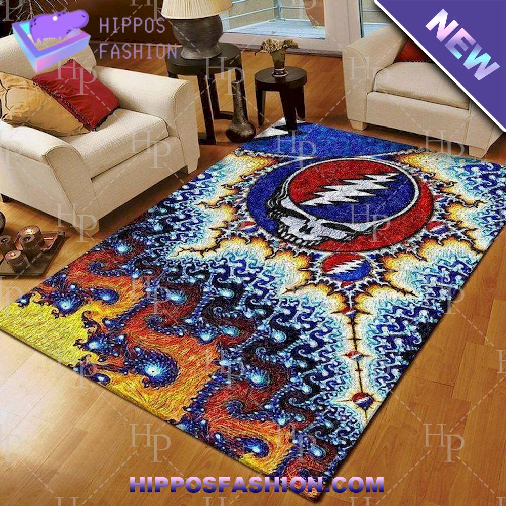 Grateful Dead Blue Light Rug Carpet