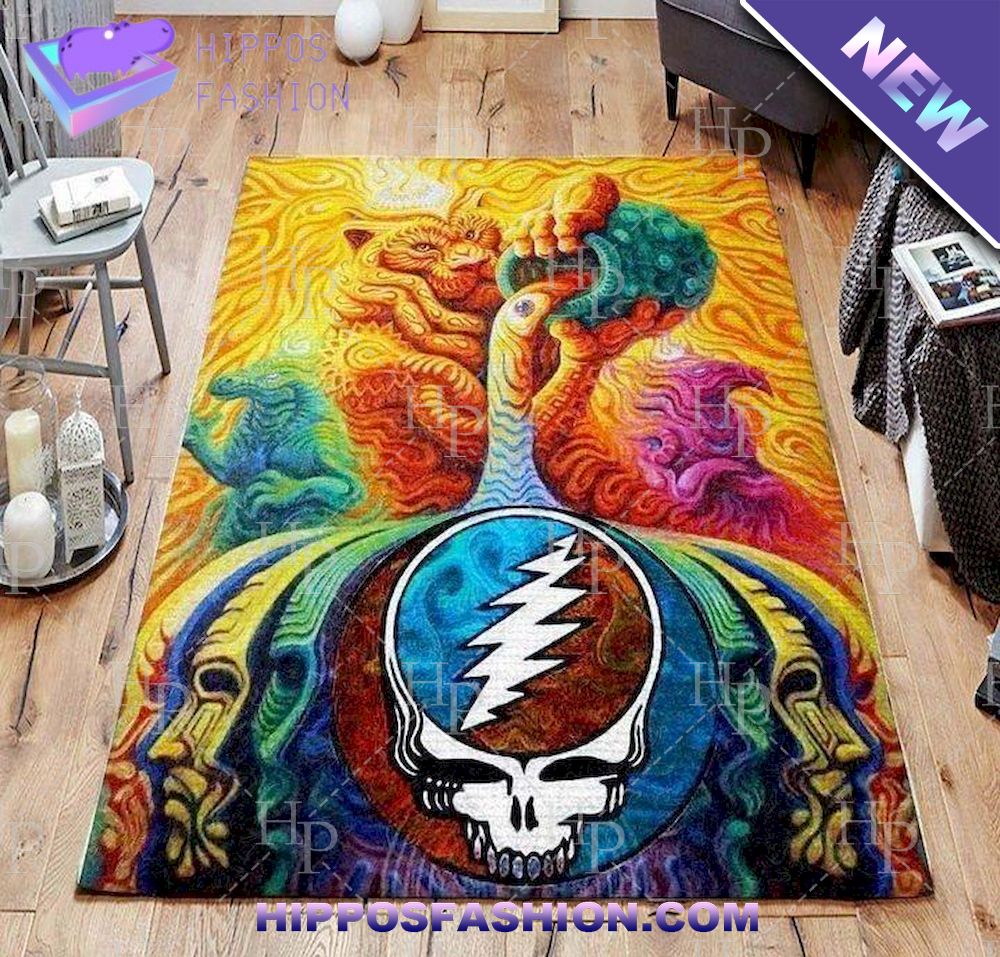 Grateful Dead Psychedelic Rug Carpet
