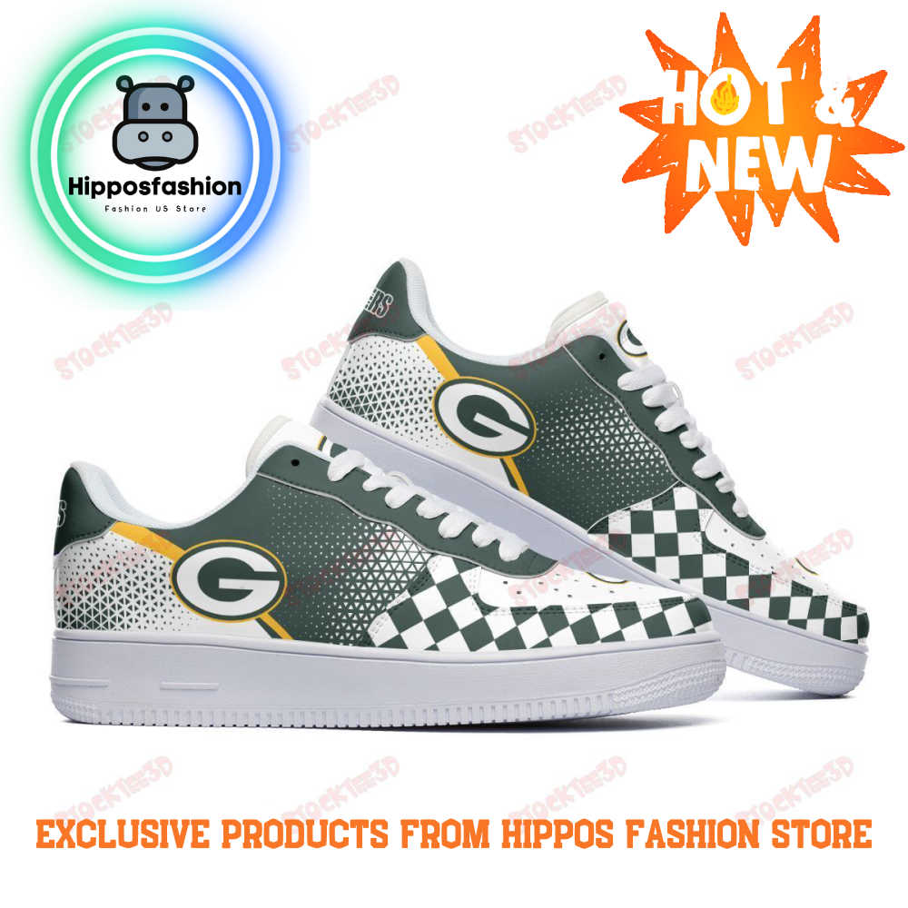 Green Bay Packers NFL Caro Air Force 1 Sneakers