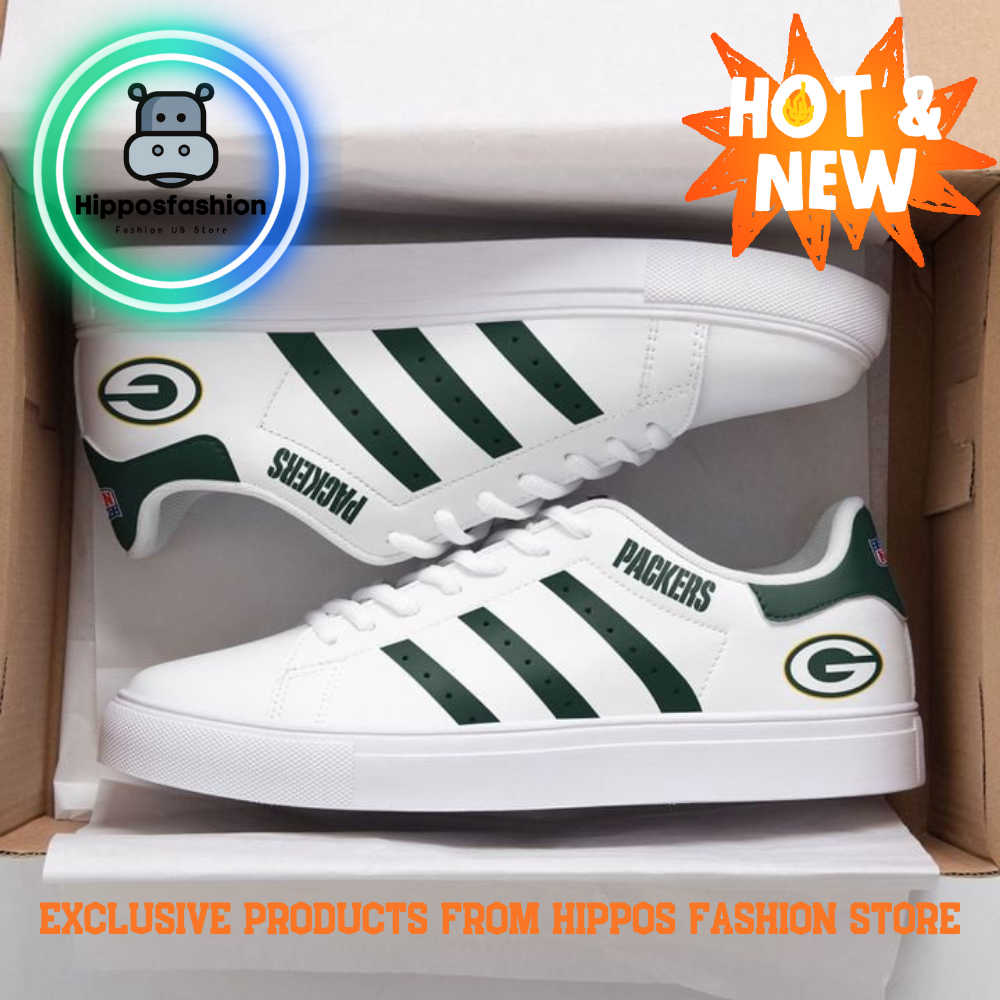 Green Bay Packers Red White Stan Smith Shoes