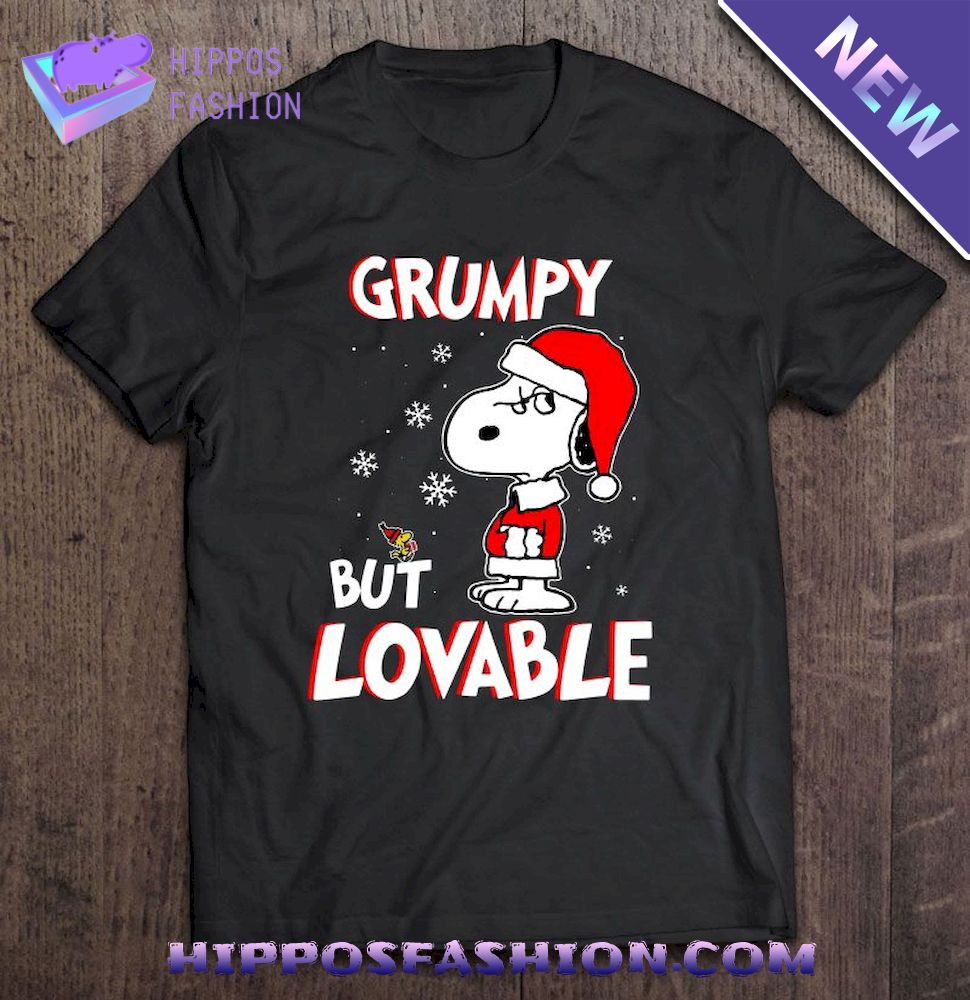 Grumpy But Lovable Grumpy Dwarf Snoopy Version Shirt