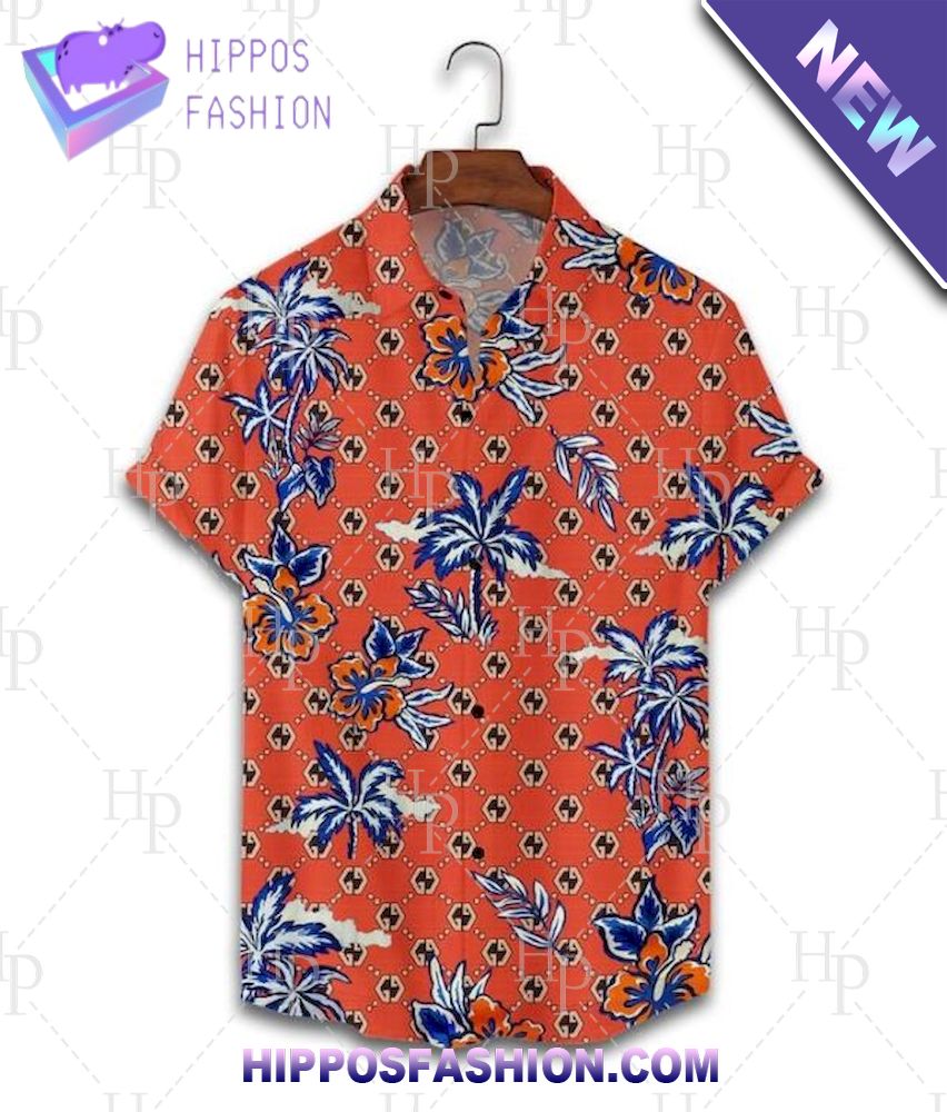 Gucci Coconut Tree Hawaiian Shirt And Shorts