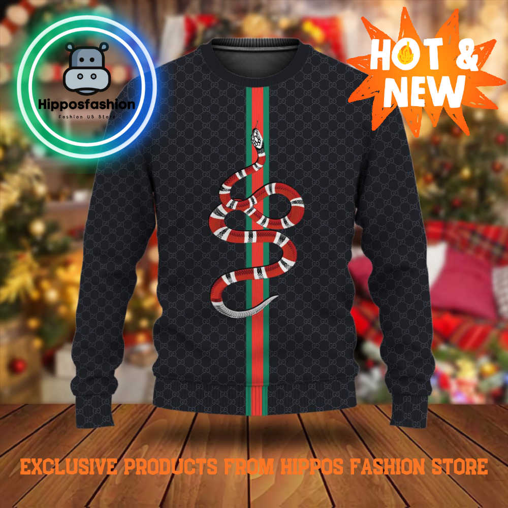 Gucci Logo Snake Luxury Brand Ugly Christmas Sweater MhEp.jpg