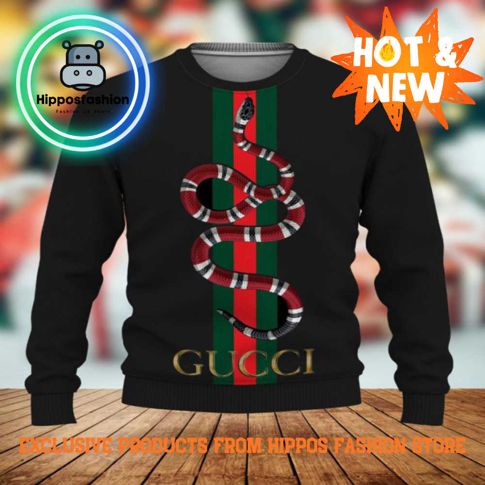 Gucci Snake Line Brand Luxury Ugly Christmas Sweater cFJB.jpg