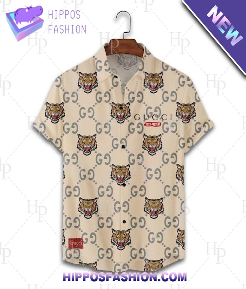 Gucci Tiger Hawaiian Shirt And Shorts