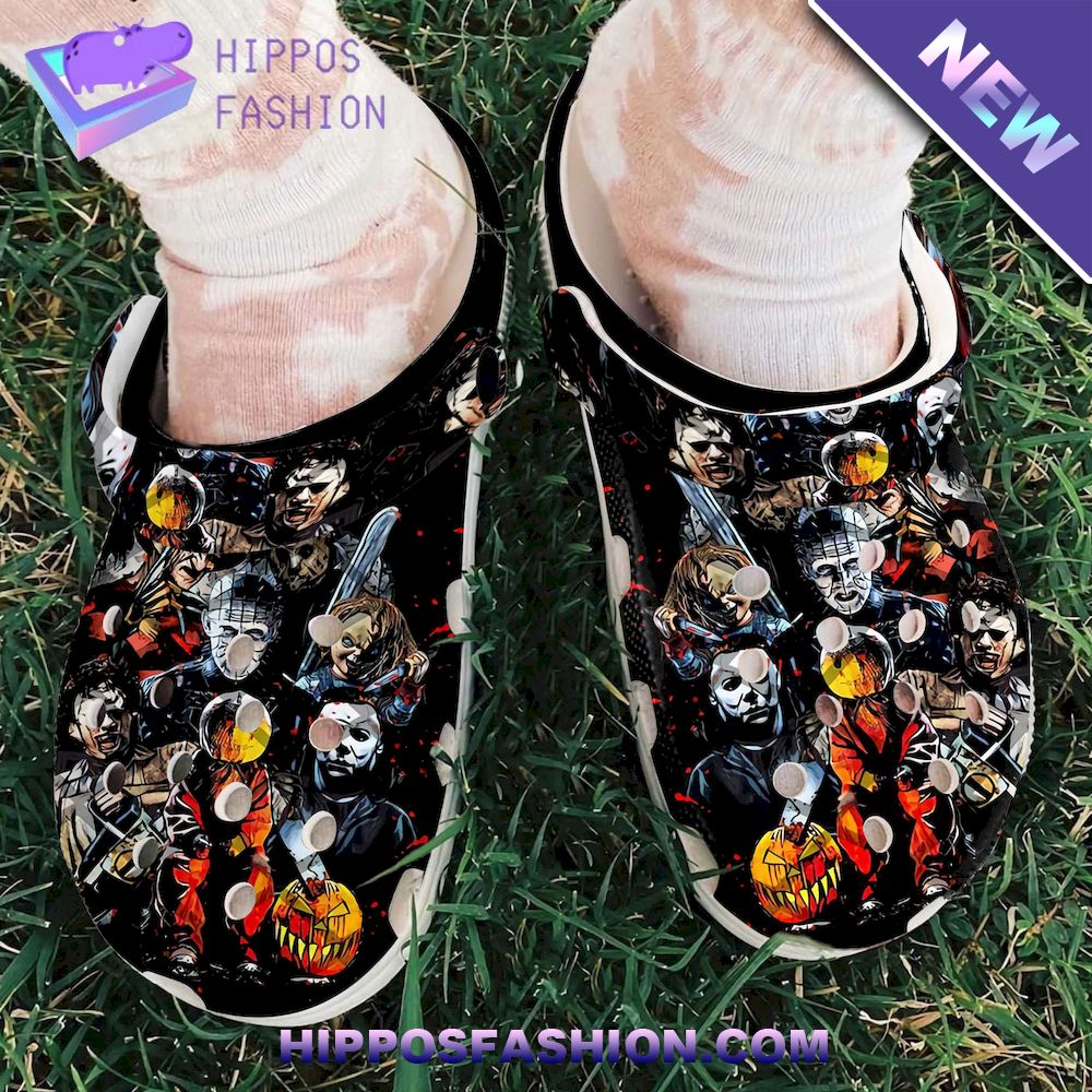 Halloween All Killer Characters Horror Movie Personalized Crocs Clog Shoes
