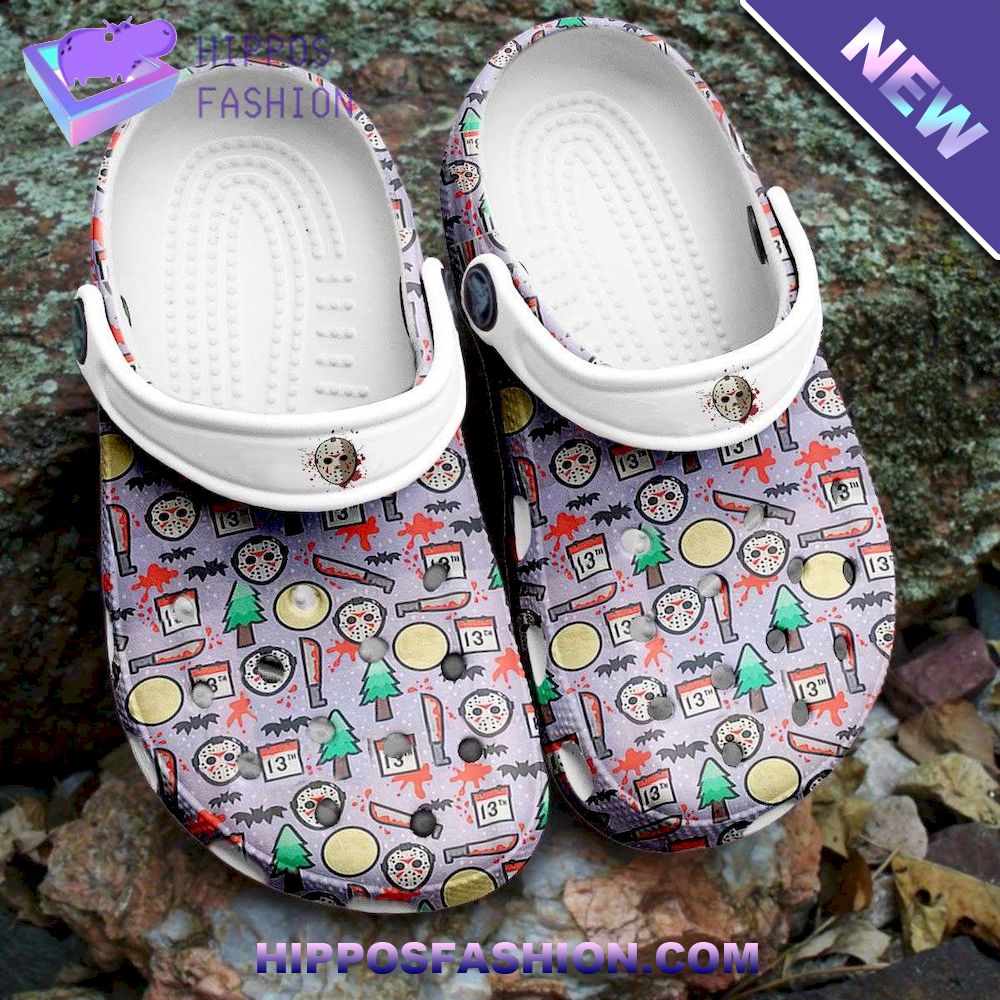 Halloween Horror Face Friday 13Th Personalized Crocs Clog Shoes