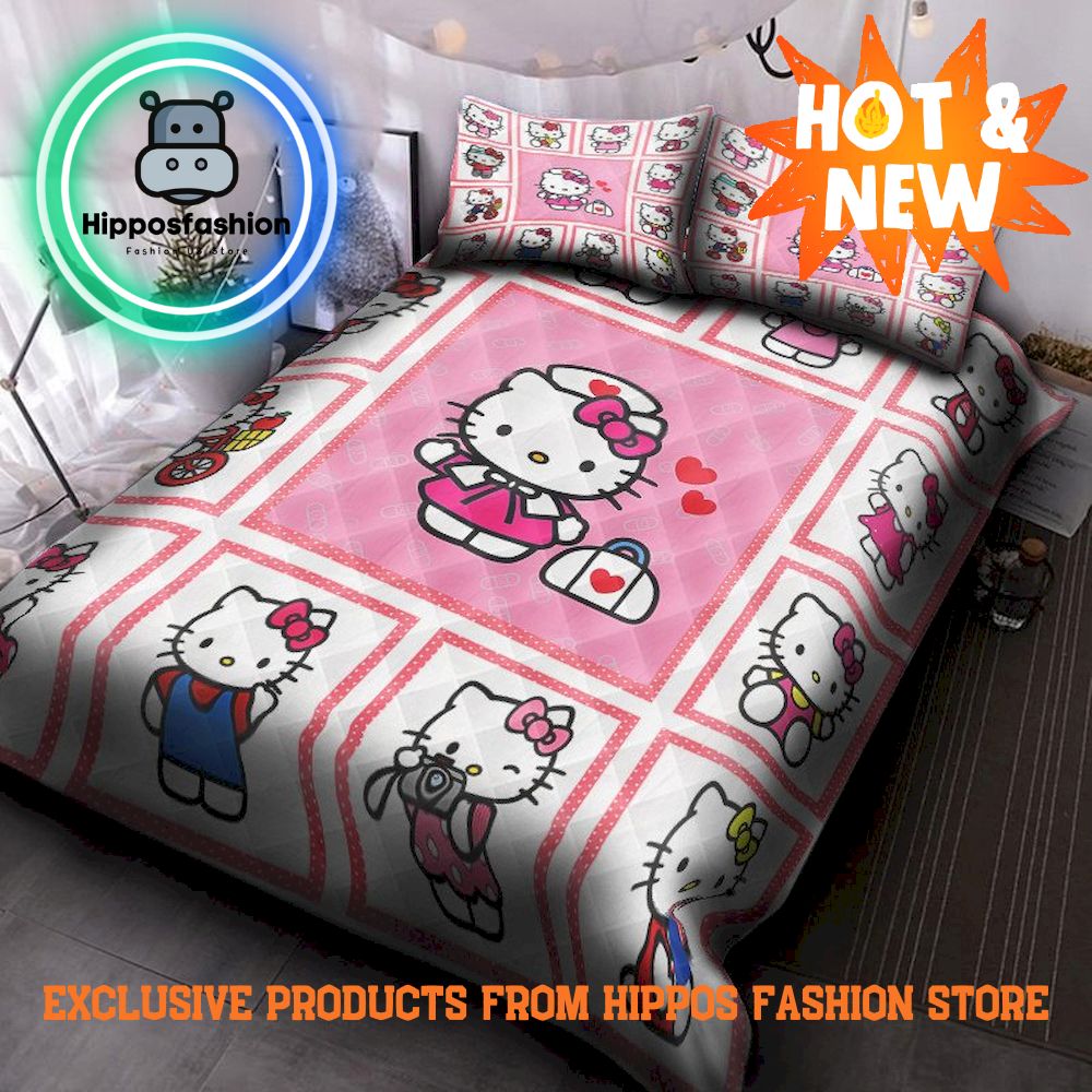 Hello Kitty Cute Nurse Bedding Set