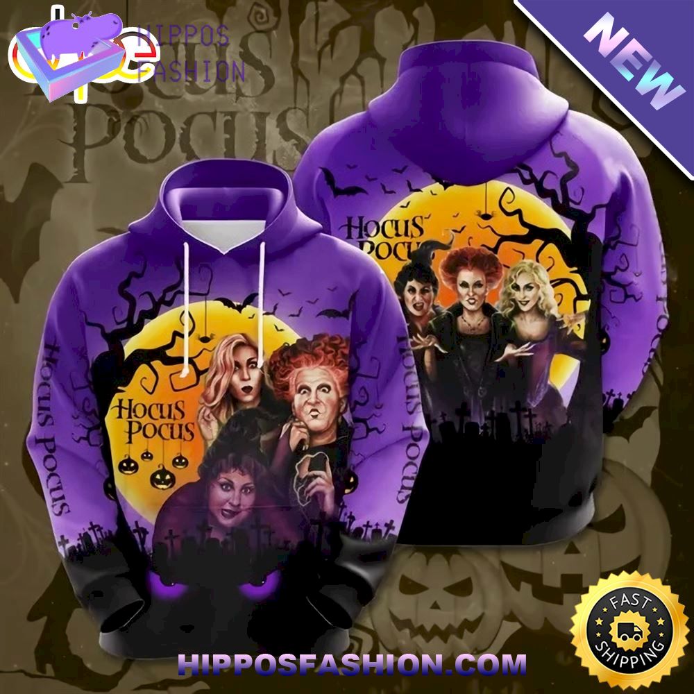 Hocus Pocus Halloween Witches Hoodie