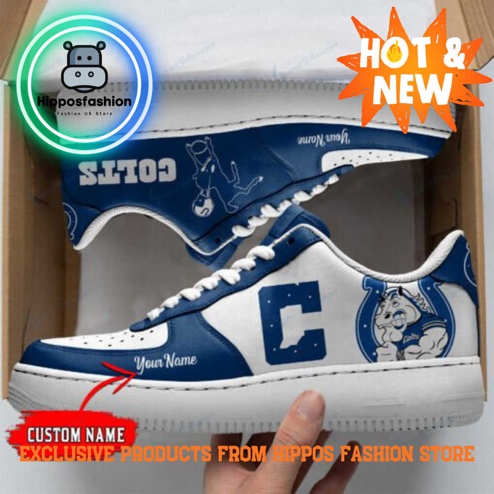 Indianapolis Colts Personalized Air Force Sneakers boNa.jpg