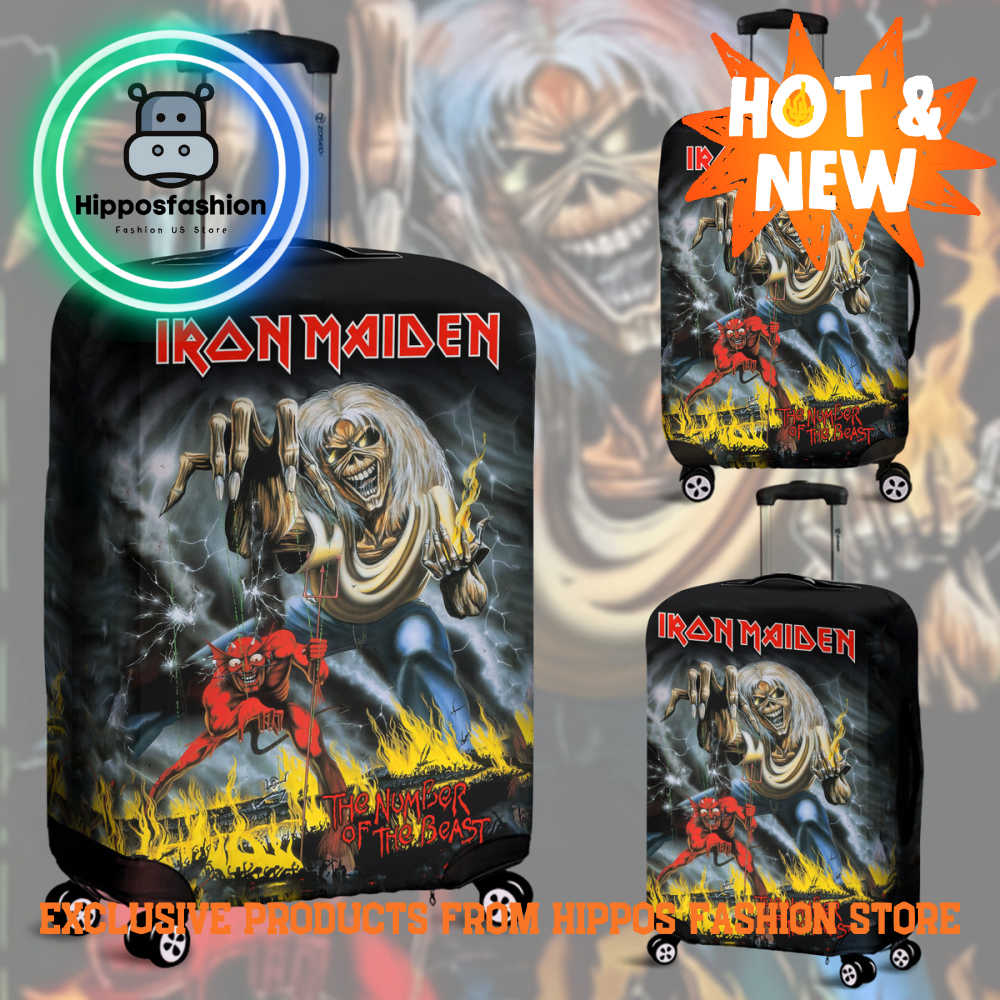 Iron Maiden Beast Luggage Cover - HipposFashion