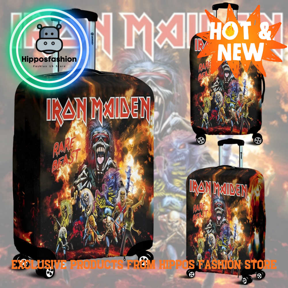 Iron Maiden Rage Beast Luggage Cover - HipposFashion