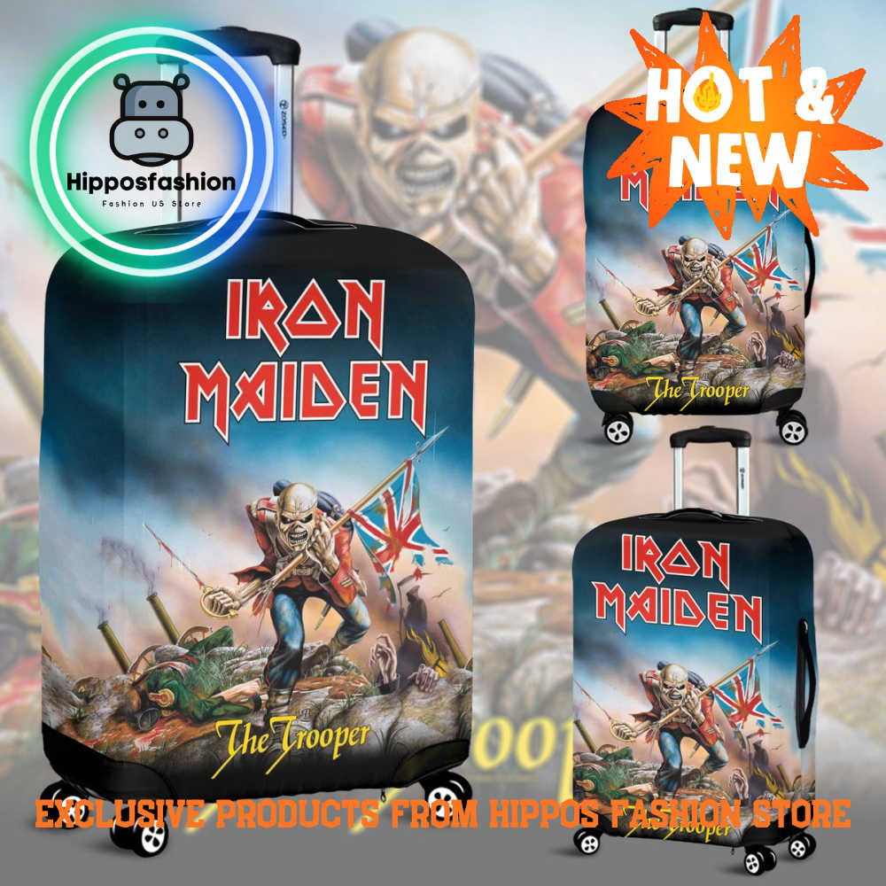 Iron Maiden Trooper Luggage Cover - HipposFashion