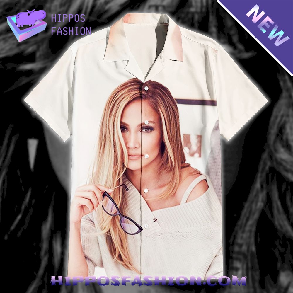 Jennifer Lopez Hawaiian shirt 3D