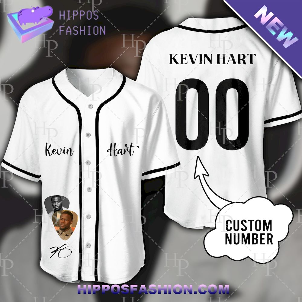 Kevin Hart Custom Name Baseball Jersey
