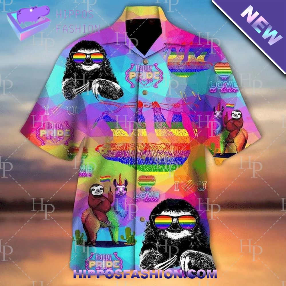 LGBT Beach Shirt Pride Month Hawaiian Shirt