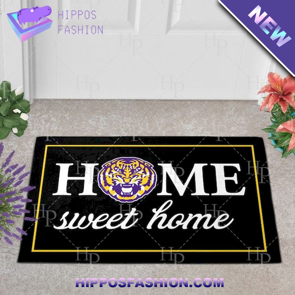 LSU NCAA Sweet Home Door Mat