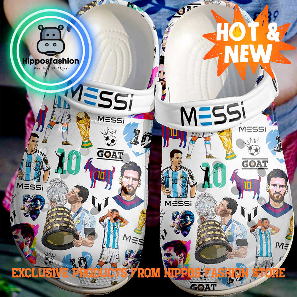 Lionel Messi FIFA World Cup Sport Crocs Shoes