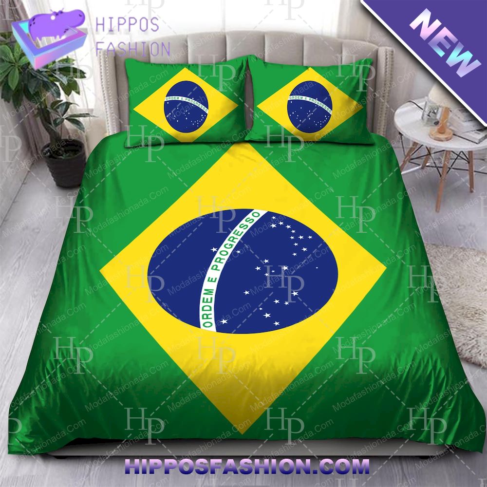 Logo Brazil National Football Team Bedding Sets